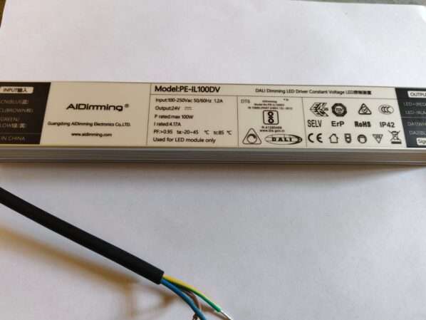 AIDimming 100W 24V Dali Dimming Led Driver