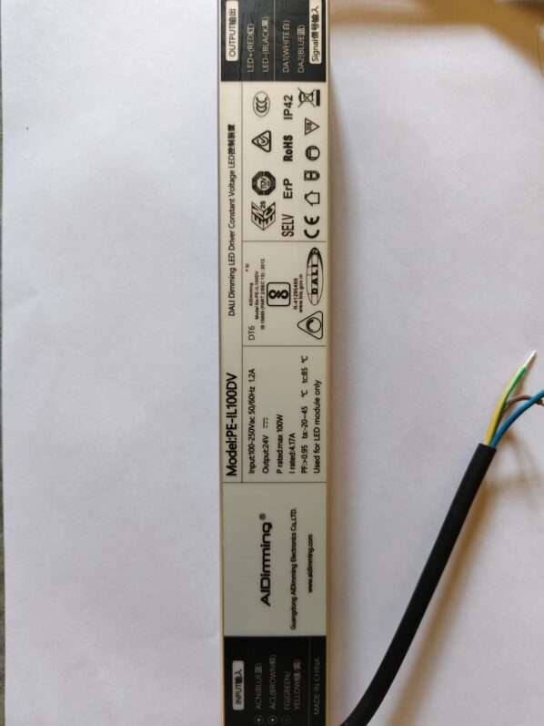 AIDimming 100W 24V Dali Dimming Led Driver