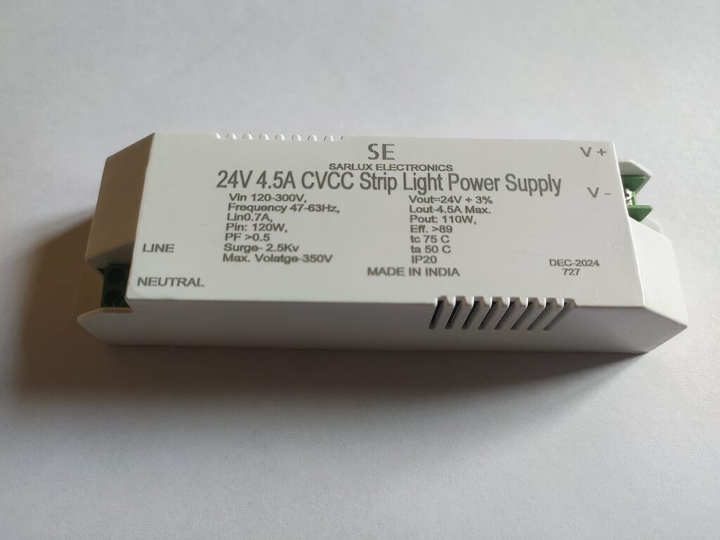 24V 4.5A CVCC Light Power Supply - Image 3