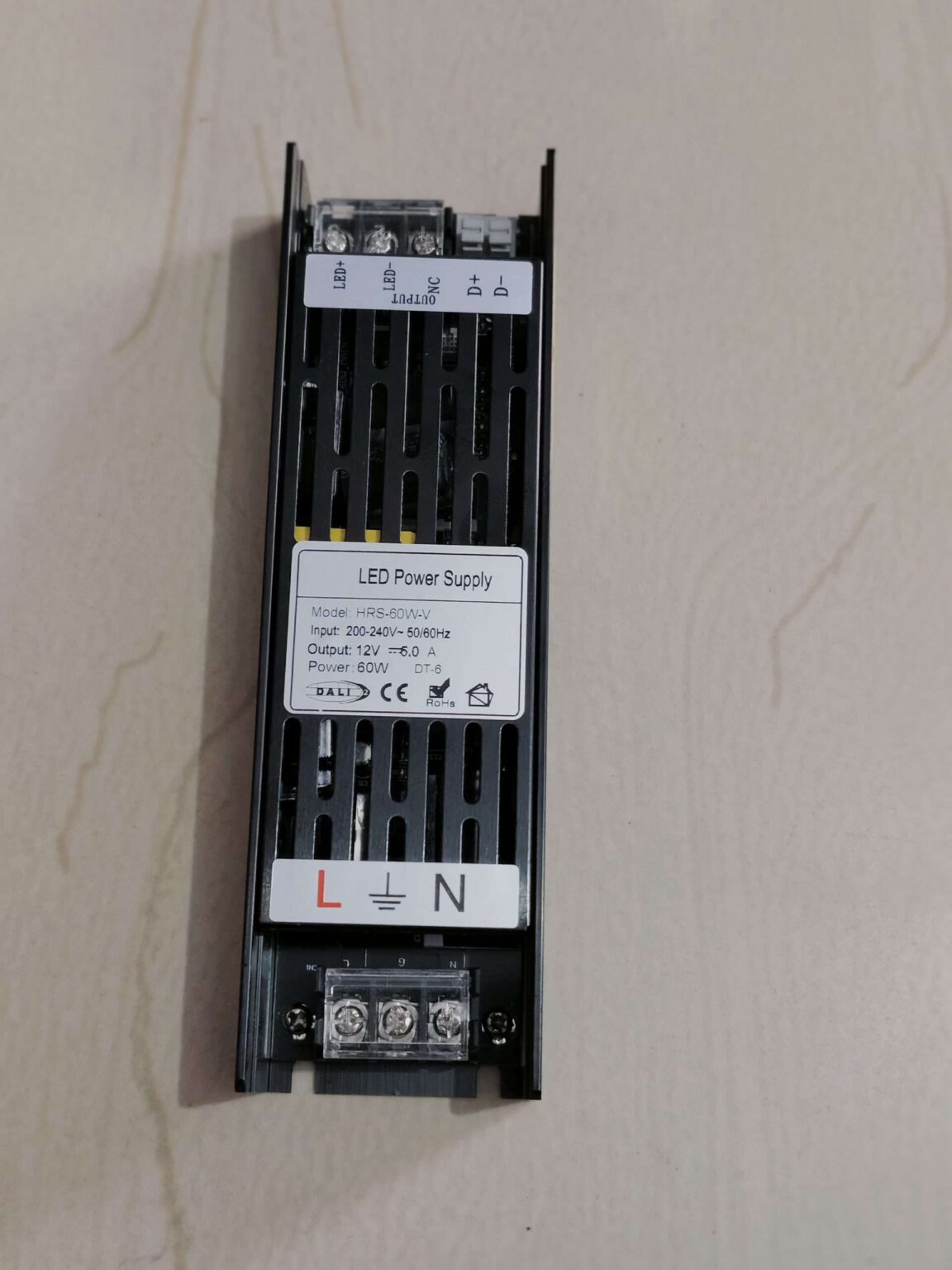 DALI DRIVER 12V 60W