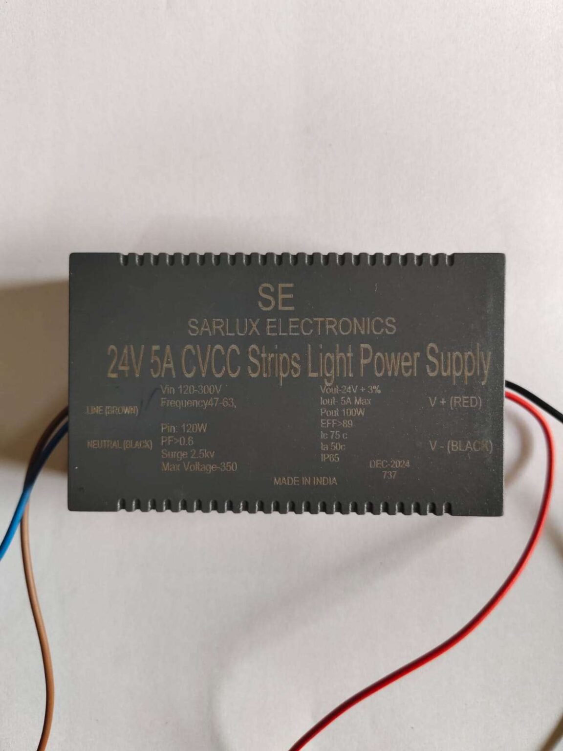 24V 5A 120W Waterproof Power Supply - Image 4
