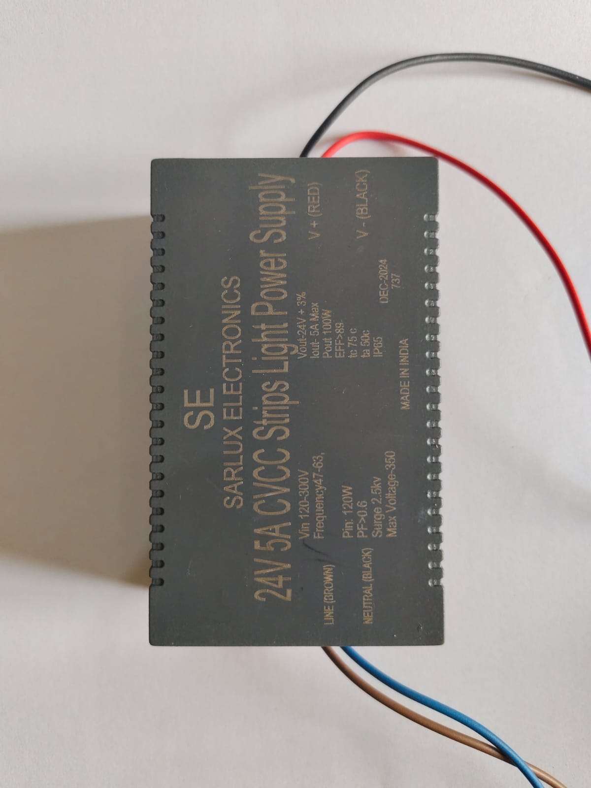 24V 5A 120W Waterproof Power Supply