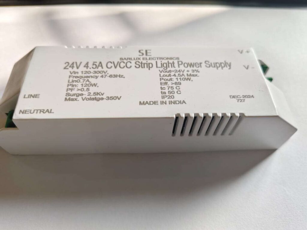 24V 4.5A CVCC Light Power Supply - Image 4