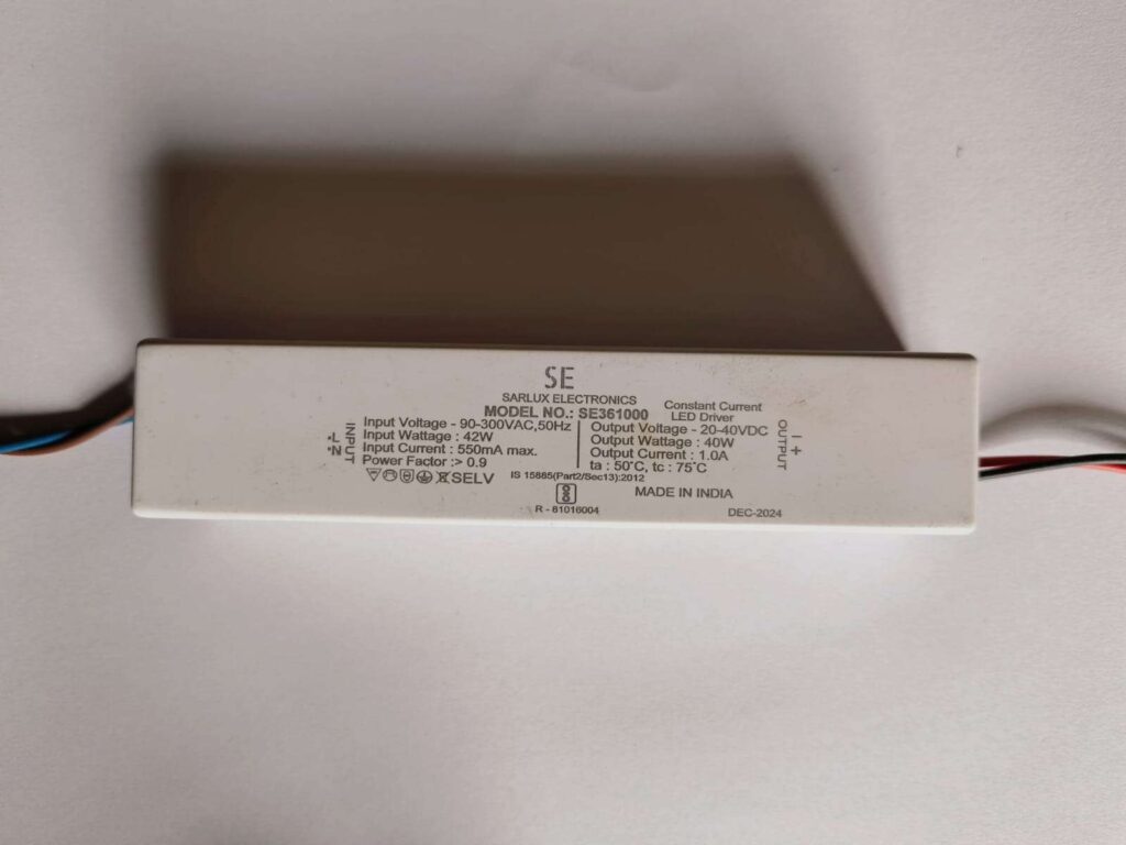 40W 1A Sarlux Electronics Led Driver - Image 3