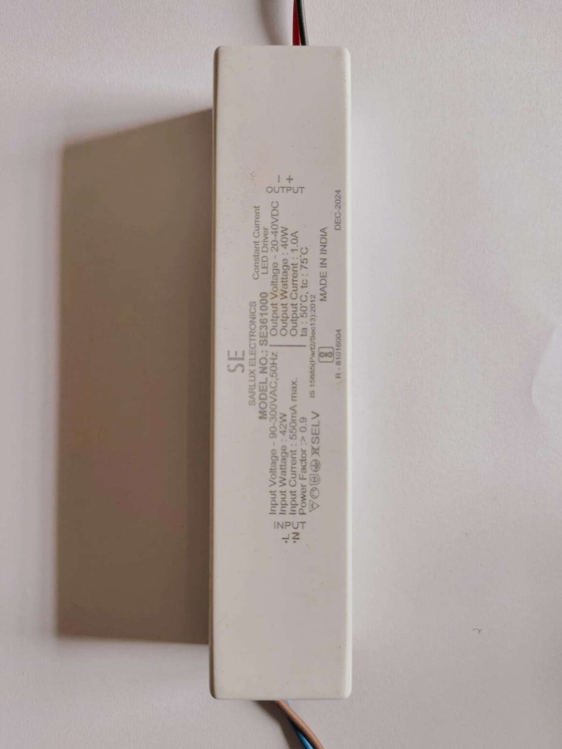 40W 1A Sarlux Electronics Led Driver