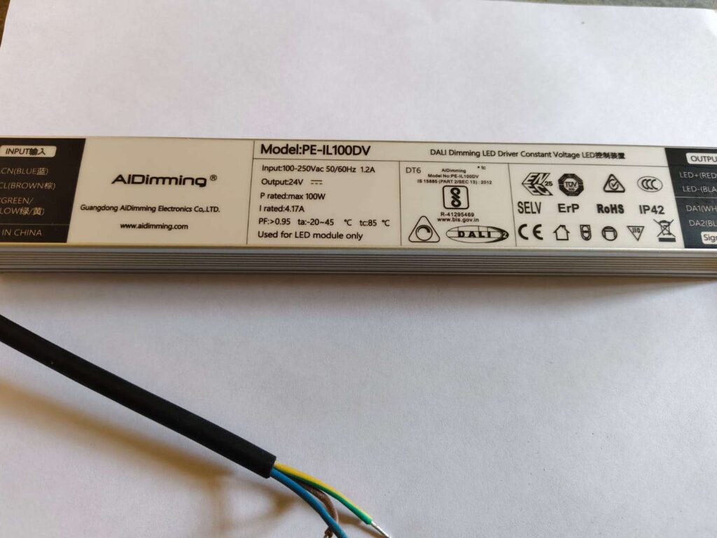 AIDimming 100W 24V Dali Dimming Led Driver - Image 3
