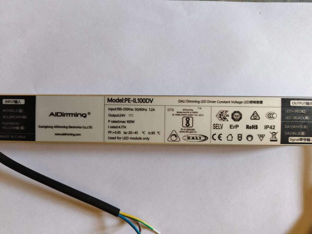 AIDimming 100W 24V Dali Dimming Led Driver - Image 2