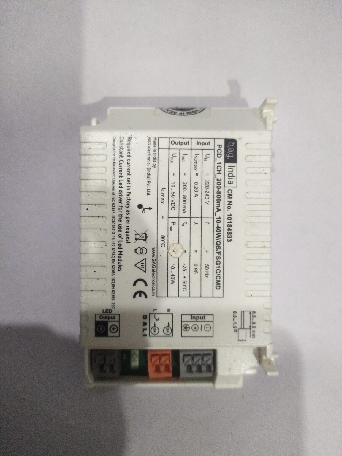 bag led driver 18W 350mA analog dimming