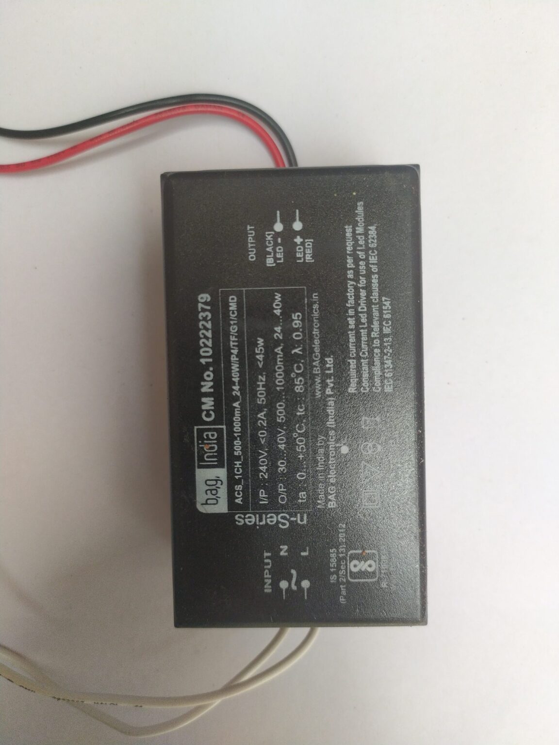 bag led driver 40W 1000mA Outdoor