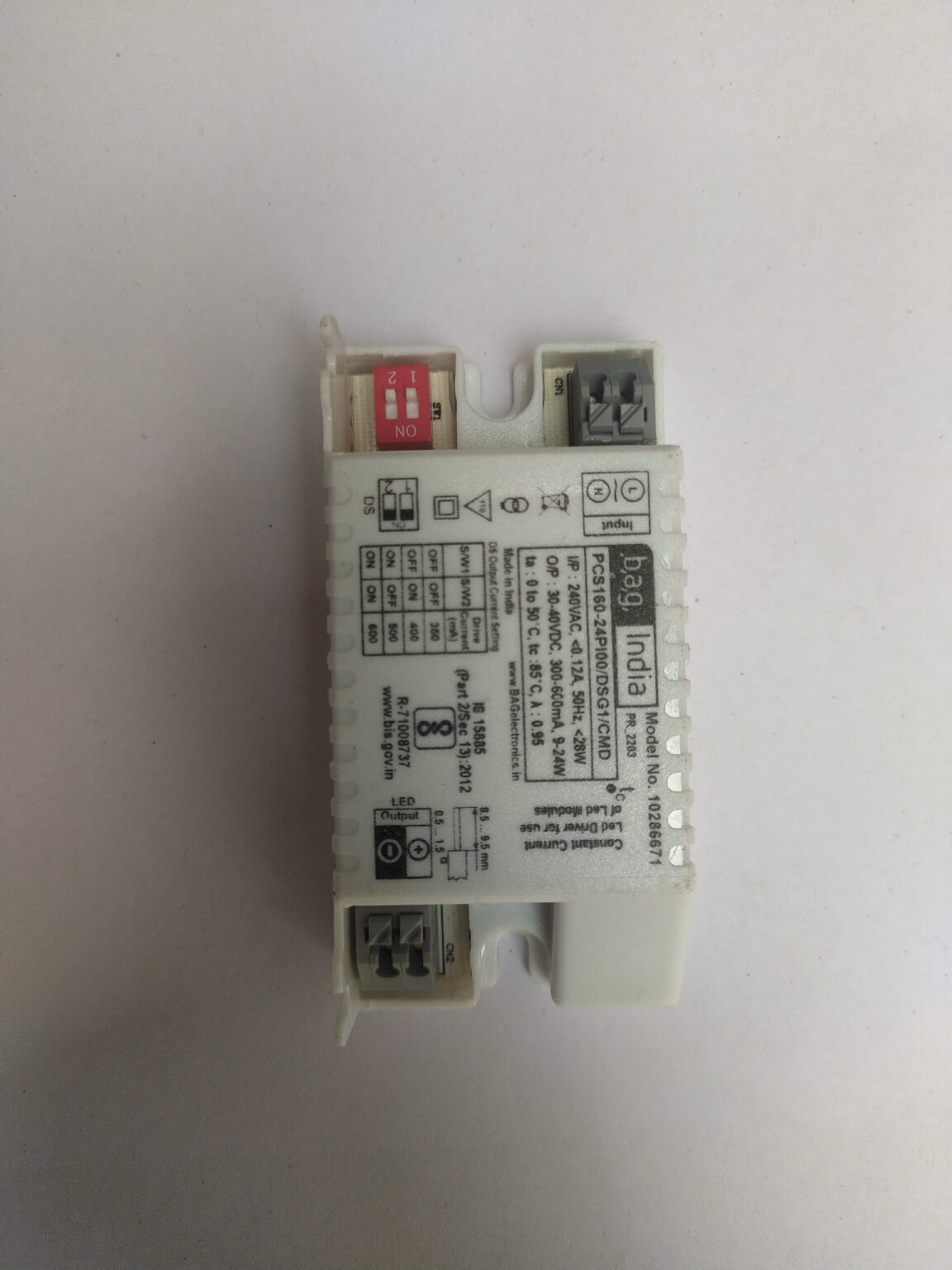 bag led driver  15W-24W (350mA to 600mA)