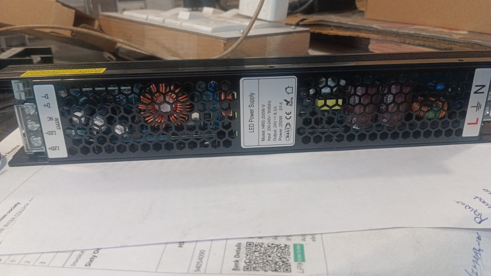 12V 200W LED Power Supply | 16.6A Constant Voltage Driver | 200-240V AC Input |