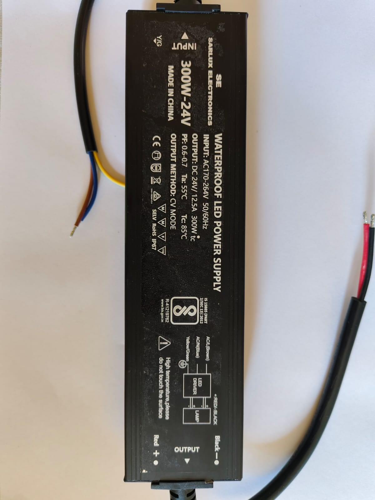 300W 24 V Waterproof Led Power Supply