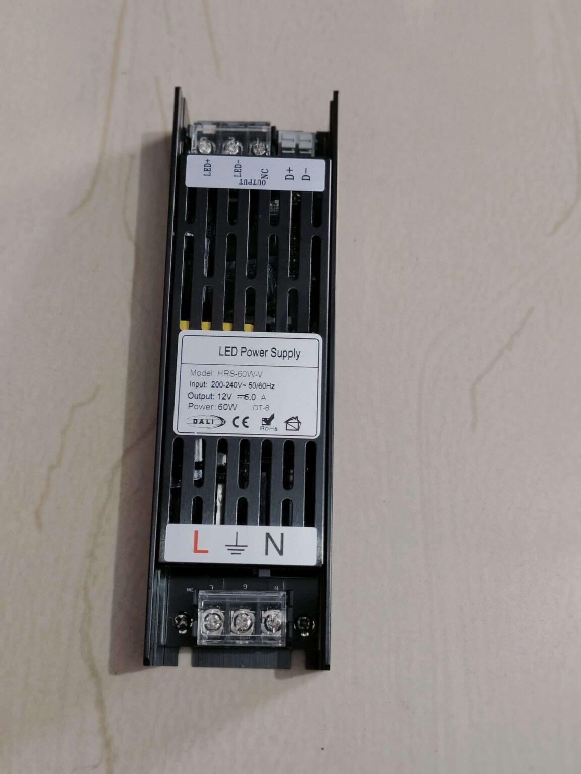 DALI DRIVER 12V 60W