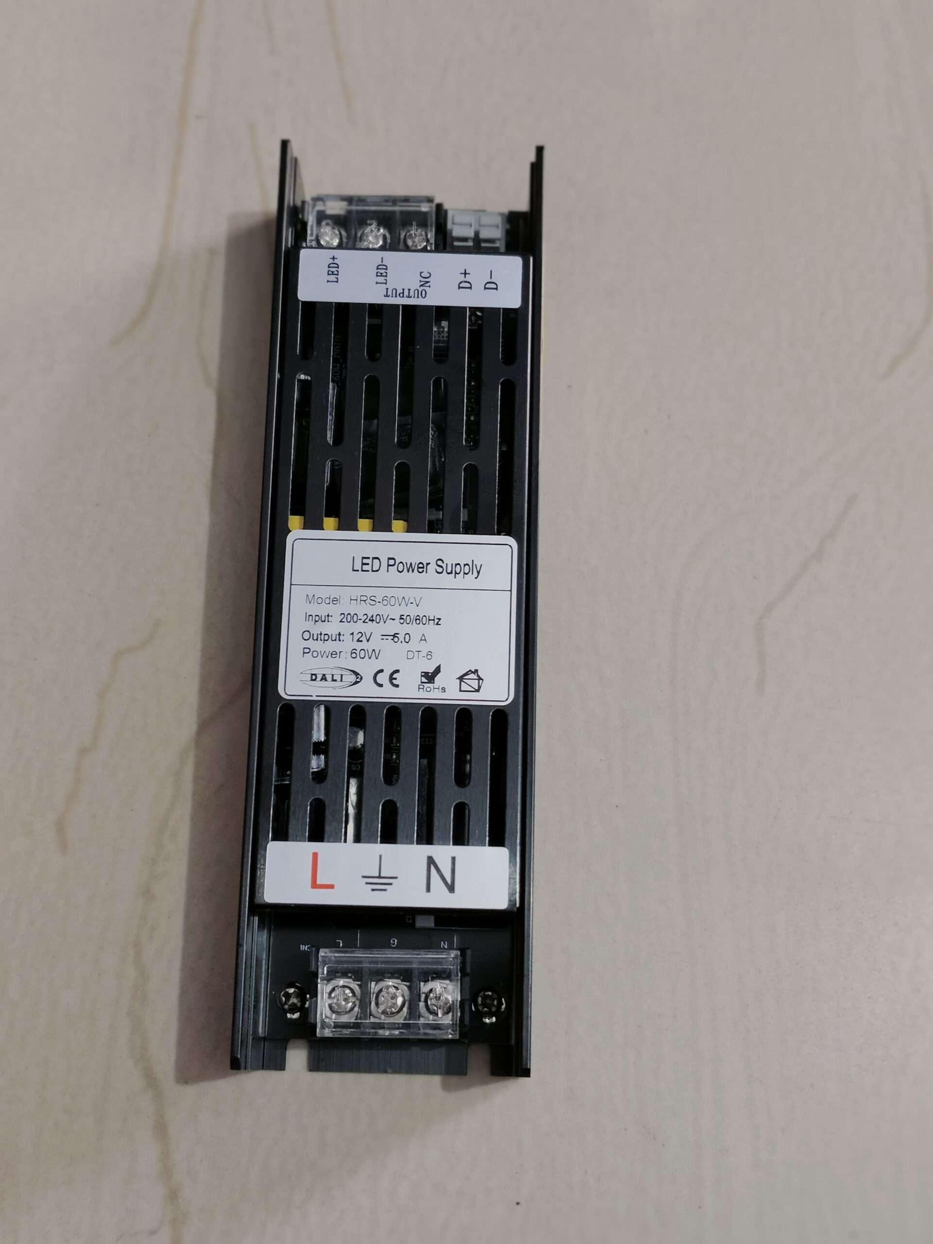 DALI DRIVER 12V 60W